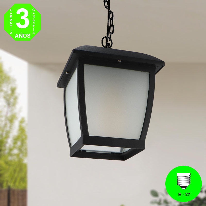 Lámpara de Techo HOUSE color Negro IP44 [AL7418LM]