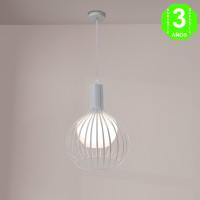 Lámpara metálica Carol Blanca techo [AL8902LM]