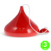 Lámpara Coppen Roja techo [AL8909LM]