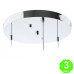 Lámpara Plafón Led CCT Curling techo 108W [AL9116KB]
