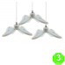 Lámpara Led CCT Butterfly 90W [AL9122KB]