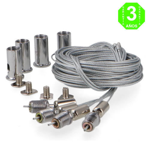 Kit de Colgadores para Carril y Paneles Led 3M. [AL3263LM]