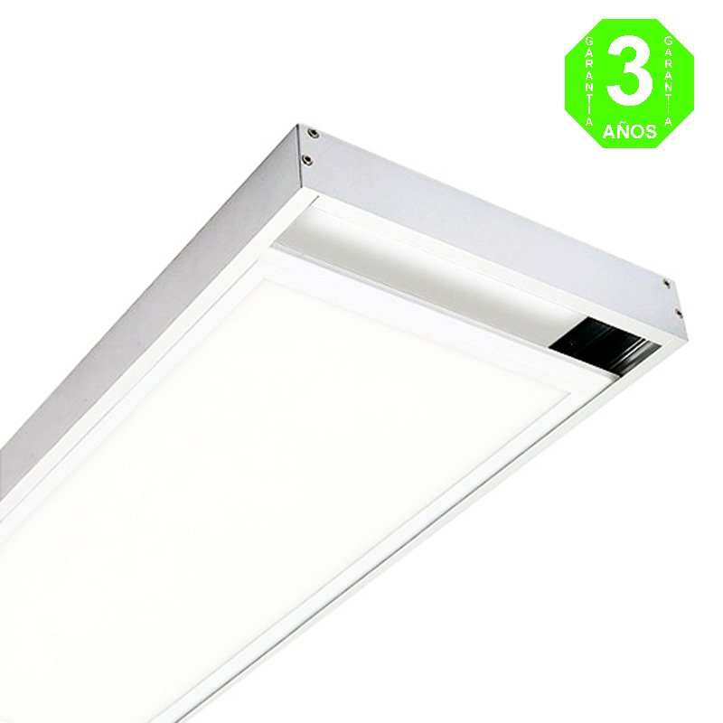 KIT de Superficie para panel 120x30cm Blanco 65mm [AL9034LM]