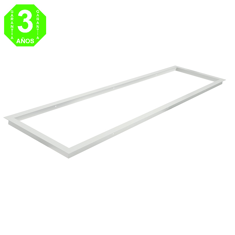 Marco de Empotrar para Panel Led 120x30cm Blanco [AL9045LM]