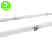 Marco de Empotrar para Panel Led 120x30cm Blanco [AL9045LM]