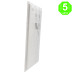 Panel LED Rectangular BURE 80W No Flicker 120x60cm UGR<19 Driver Philips [AL5268LM]