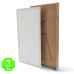 Panel LED Rectangular BURE 24W 60x30cm UGR<19 [AL5321LM]