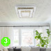 Plafón Lámpara Led CCT Cuadrado 48W [AL7028KB]