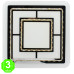 Plafón Lámpara Led CCT Cuadrado 48W [AL7028KB]
