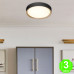 Plafón Lámpara Led CCT Cucks Negro Circular 60W Eco [AL8141LM]