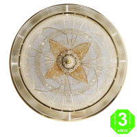 Plafón Lámpara Led CCT Flower Gold Circular 72W [AL9102KB]