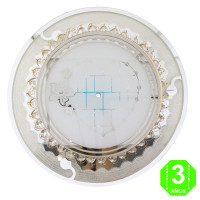 Plafón Aplique Led CCT Heart Circle 48W [AL9106KB]