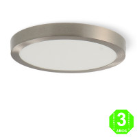 Plafón Led CCT Slim Circular Níquel 25W Eco [AL5546LM]