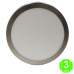 Plafón Led CCT Slim Circular Níquel 25W Eco [AL5546LM]