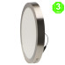 Plafón Led CCT Slim Circular Níquel 25W Eco [AL5546LM]