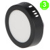 Plafón Led CCT Circular 6W Slim Eco Negro [AL5589LM]