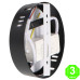 Plafón Led CCT Circular 6W Slim Eco Negro [AL5589LM]