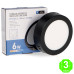 Plafón Led CCT Circular 6W Slim Eco Negro [AL5589LM]