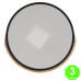 Plafón Led Circular Negro Madera 24W Eco [AL8283LM]