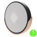 Plafón Led Circular Negro Madera 24W Eco [AL8283LM]