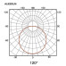 Plafón Led Circular Negro Madera 24W Eco [AL8283LM]