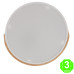 Plafón Led Circular Blanco Madera 24W Eco [AL8284LM]