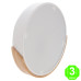 Plafón Led Circular Blanco Madera 24W Eco [AL8284LM]