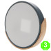 Plafón Led Circular Gris Madera 24W Eco [AL8285LM]