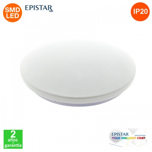 Plafón Led Circular Ice Ø 390mm 36W 3000Lm IP20 Serie Eco