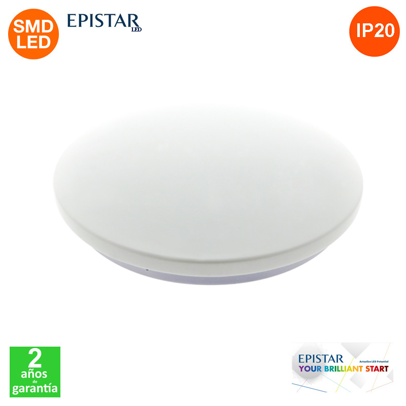 Plafón Led Circular Ice Ø 390mm 36W 3000Lm IP20 Serie Eco