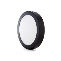 Plafón Led Circular 18W 1450Lm 30.000H Serie marco Color Negro 
