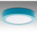 Plafón Led Circular 18W 1450Lm 30.000H Serie marco Color Azul 