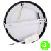 Foco Plafón Led CCT Circular Negro 20W [AL5591LM] 