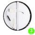Plafón Led CCT Circular Slim Negro 25W Eco [AL5592LM]