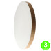 Plafón Led Circular Neox madera 36W [AL8294GA]
