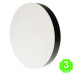 Plafón Led Circular Neox Negro 36W [AL8296GA]