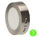Plafón Led CCT Circular 6W Slim Eco Níquel [AL5537LM]
