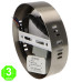 Plafón Led CCT Circular 6W Slim Eco Níquel [AL5537LM]