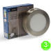Plafón Led CCT Circular 6W Slim Eco Níquel [AL5537LM]