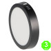 Foco Plafón Led CCT Circular Negro 12W [AL5590LM]