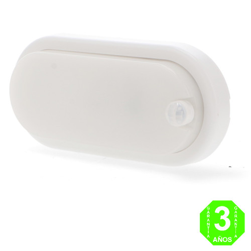 Plafón LED Oval Sensor Movimiento Sphere12W IP54 PIR [AL8215LM]