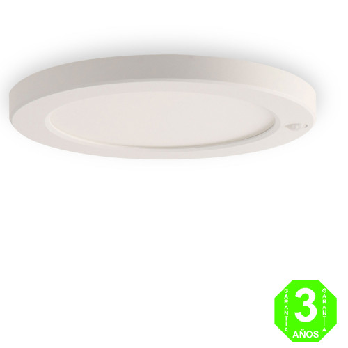 Plafón Led CCT Corte Ajustable Sensor Movimiento Dia Noche Kram 18W [AL8224LM]