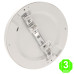 Plafón Led CCT Corte Ajustable Sensor Movimiento Dia Noche Kram 18W [AL8224LM]