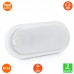 Plafón LED Oval con Sensor Movimiento 12W 960Lm IP54 PIR 360º