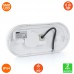 Plafón LED Oval con Sensor Movimiento 12W 960Lm IP54 PIR 360º