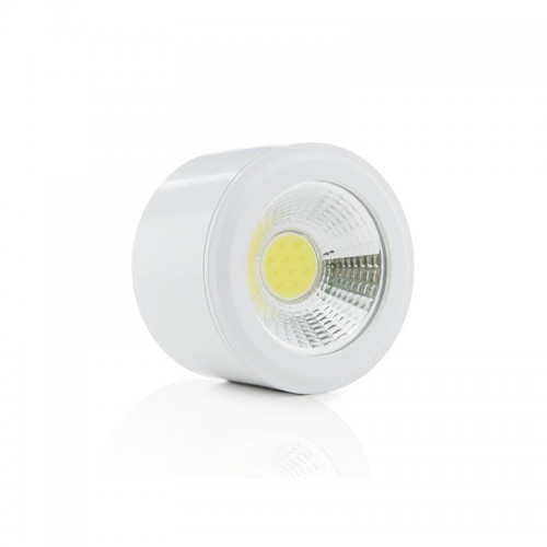 Foco Plafón Led COB 5W 450Lm Cilíndrico Blanco 30.000H