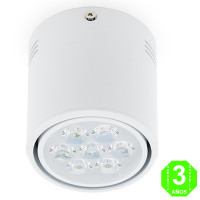 Foco Plafón Downlight Led 7W Cilíndrico Blanco [HODOWNSUP7W]