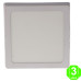 Foco Plafón Led Slim Cuadrado ECO 12W [AL5250LM]