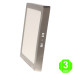 Plafón Led CCT Cuadrado Slim Níquel 25W ECO [AL5547LM]