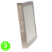 Plafón Led CCT Cuadrado Slim Níquel 25W ECO [AL5547LM]